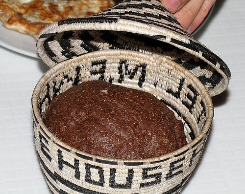 Ugandan Kalo served in a basket