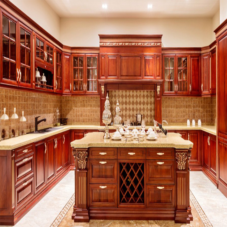 Red Cherry Kitchen Cabinet wood choices